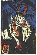 Ernst Ludwig Kirchner Fights Germany oil painting artist